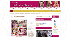 Desktop Screenshot of littlemisshannah.com